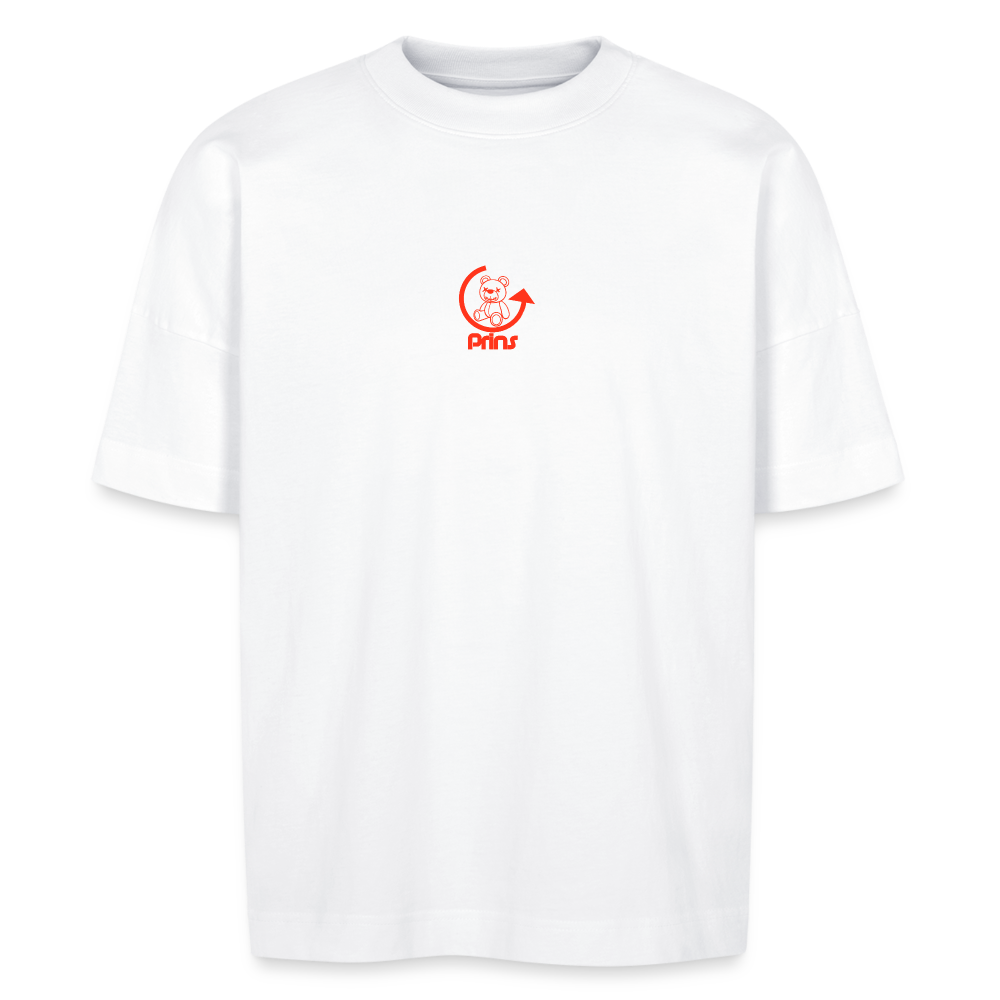 Camiseta oversize unisex - blanco